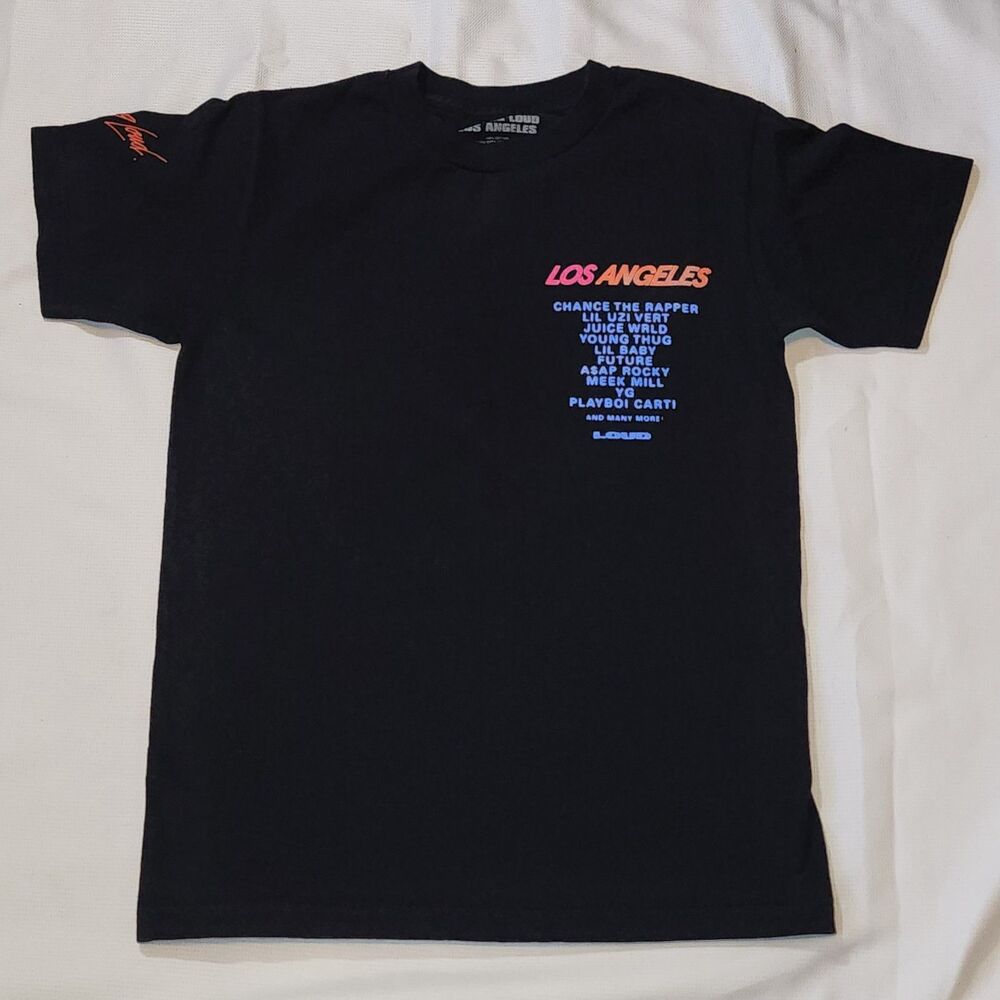 Rolling Loud Los Angeles 2019 Festival Tee Juice WRLD Playboi Carti Size S